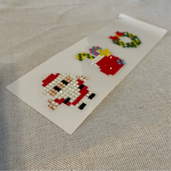 Christmas Holiday Diamond Painting Stickers - Picture 1 of 2